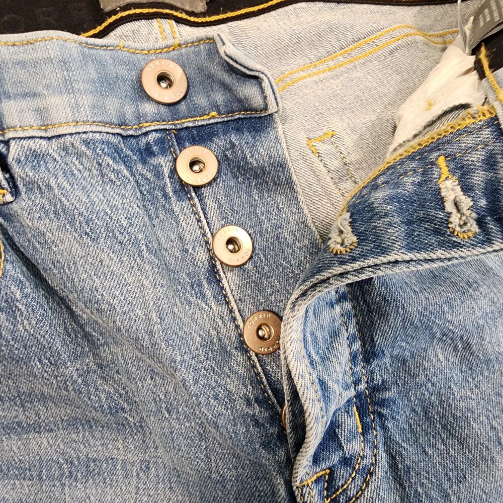 Torrid Skinny Stretch Jeans High Rise Button Fly Denim Pants Plus Size 14R - Picture 3 of 8